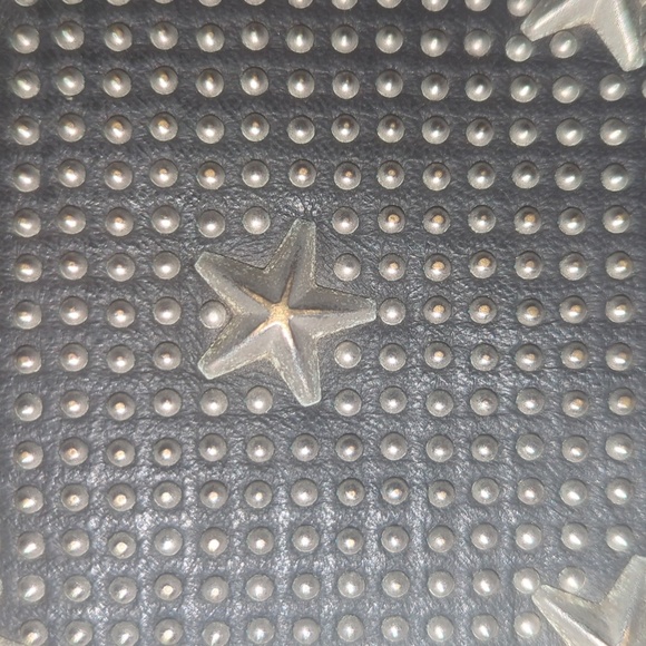 Jimmy Choo Black Wallet with Star Studs Box And Dust Bag Included - Picture 8 of 14